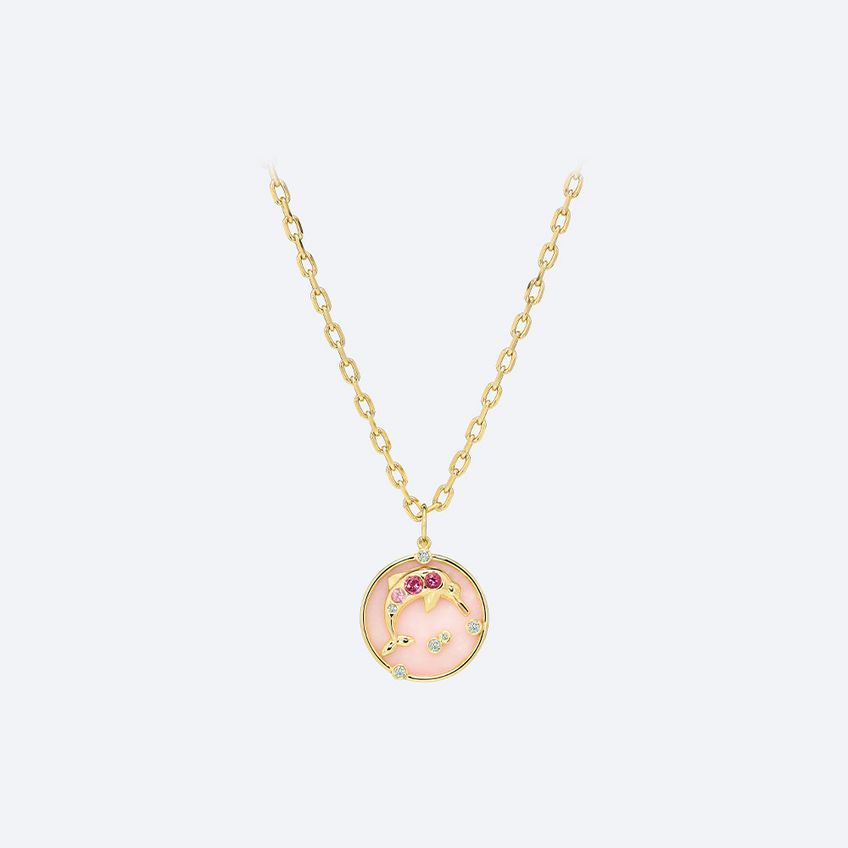 Pendente Boto-Cor-De-Rosa