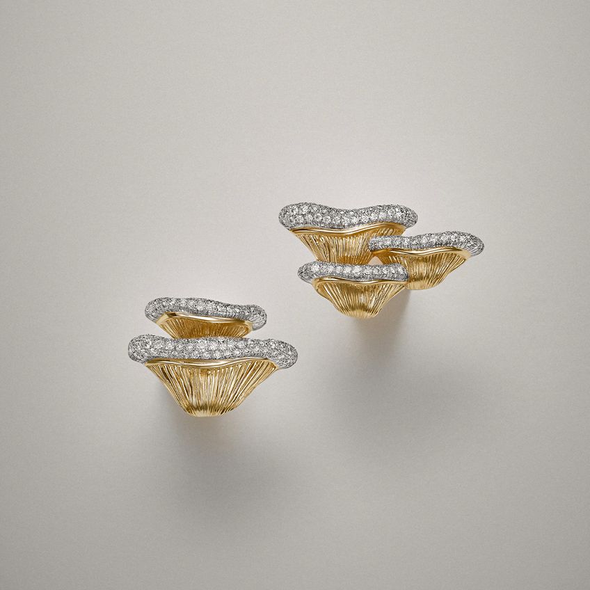 Brincos Oyster Pavê
