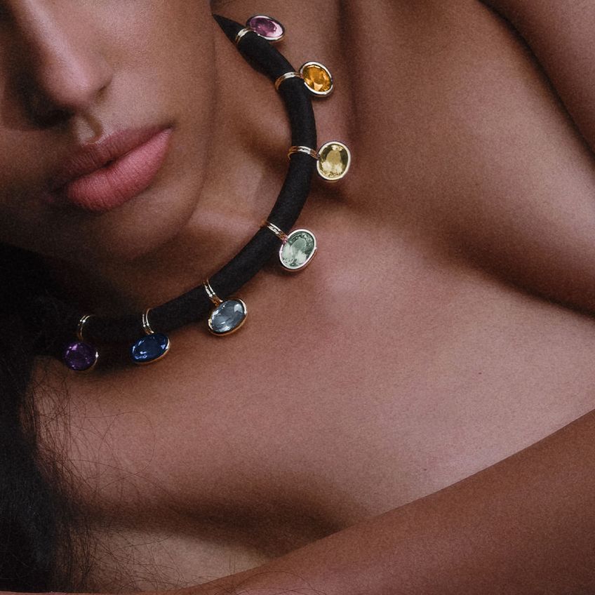 Colar Yvonne Rainbow