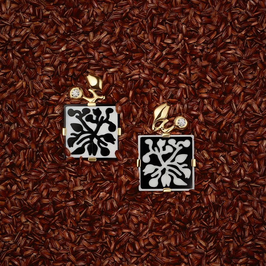 Brincos Flora