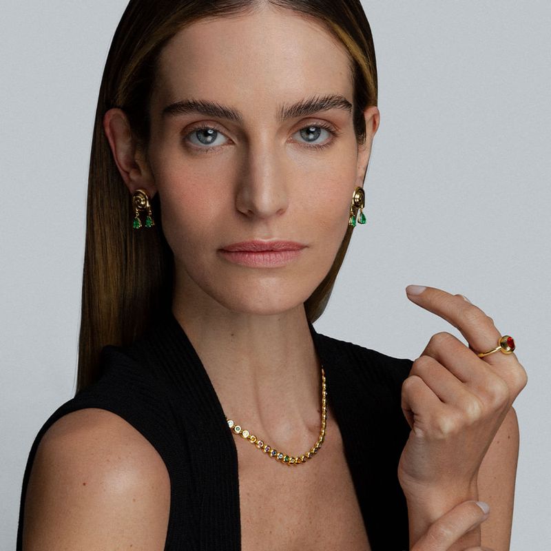 Brincos Spiralis Esmeralda-1761594235975