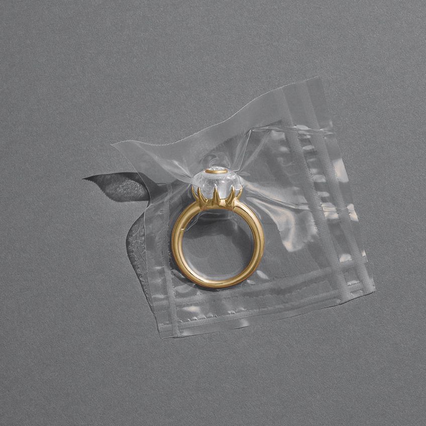 Anel Frames Solitário