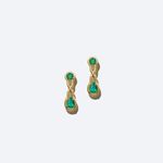 Brincos Drop Esmeralda-1784558011220
